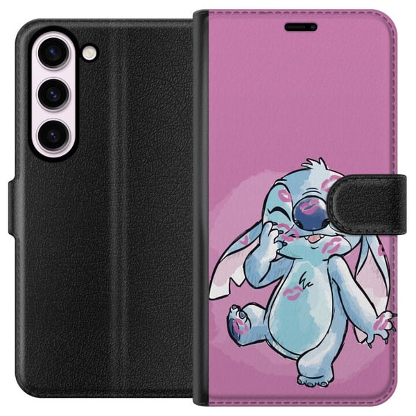 Kompatibel Tegnebogsetui til Samsung Galaxy S23 Stitch Puss