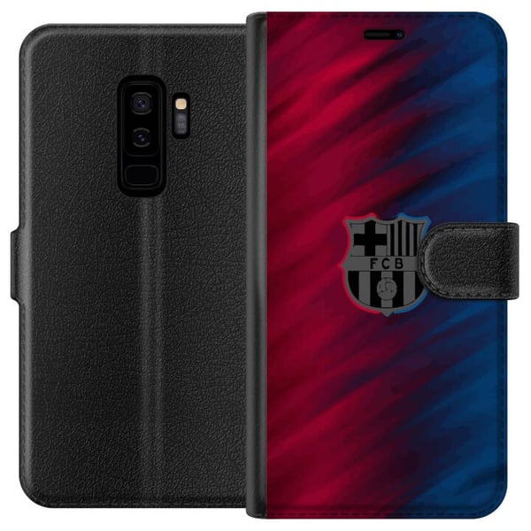 Kompatibelt Lommeboketui til Samsung Galaxy S9+ FC Barcelona Kompatibelt Lommeboketui til Samsung Galaxy S9+ FC Barcelona