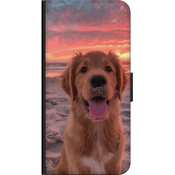 Kompatibel Tegnebogsetui til Motorola Moto G9 Play Hund