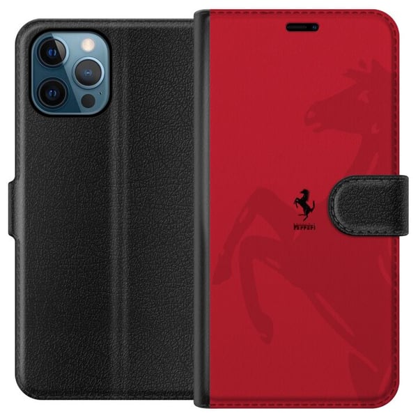 Kompatibelt Plånboksfodral till Apple iPhone 12 Pro Ferrari