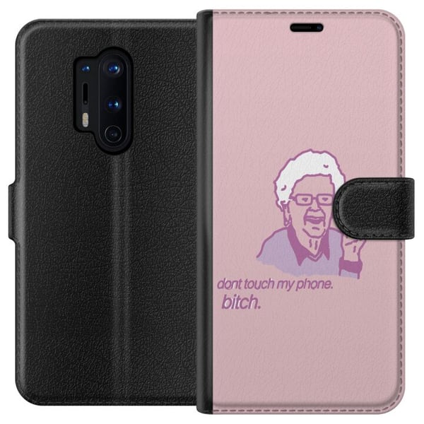 Yhteensopiva Lompakkokotelo OnePlus 8 Pro Älä koske puhelimeeni