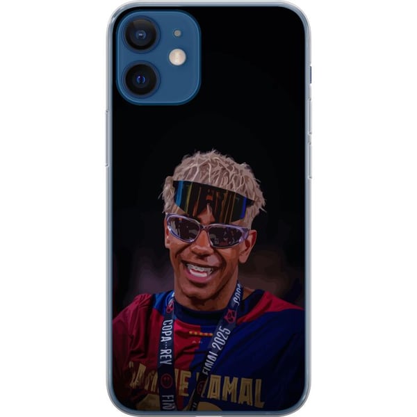 Kompatibel Mobilcover til Apple iPhone 12 mini Lamine Yamal mobiltaske i elegant sportsdesign