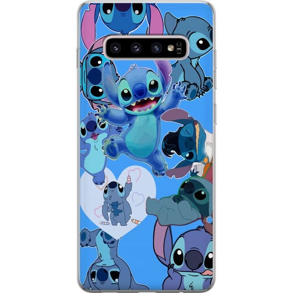 Kompatibelt Mobilskal till Samsung Galaxy S10+ Stitch mönster
