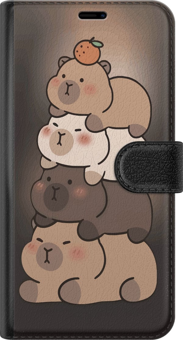 Kompatibelt Lommeboketui til Apple iPhone SE (2016) Kapybara Kawaii søt dyrefigur