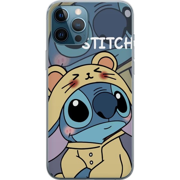 Kompatibelt Mobildeksel til Apple iPhone 12 Pro Max Disney Stitch blå alien med skilpadde figur