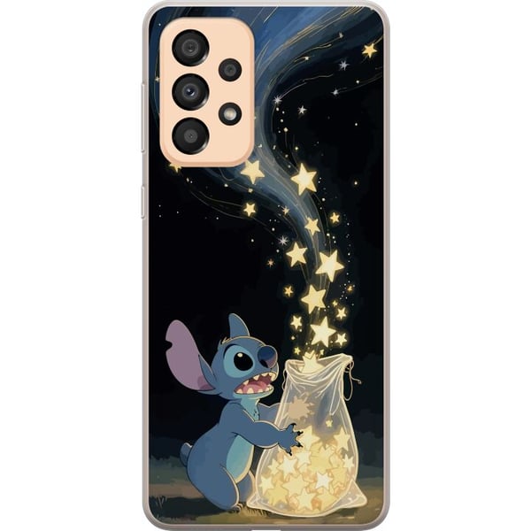 Yhteensopiva Puhelinkuori Samsung Galaxy A33 5G Taianomainen Stitch Disney Söpö Hahmo