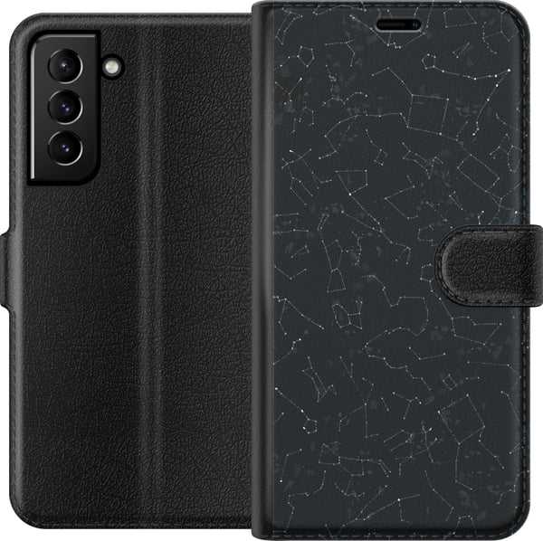 Yhteensopiva Lompakkokotelo Samsung Galaxy S21+ 5G Tähtitaivas