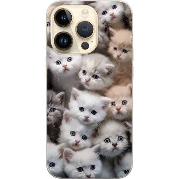 Kompatibelt Mobilskal till Apple iPhone 14 Pro Katter Kompatibelt Mobilskal till Apple iPhone 14 Pro Katter