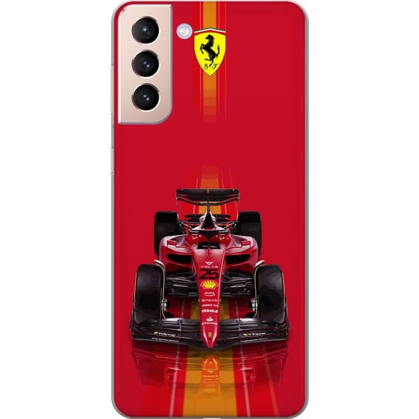 Yhteensopiva Puhelinkuori Samsung Galaxy S21 Punainen formula-auto ikonisella kilpa-ajotyylillä ja urheilullisella tarkkuudella Yhteensopiva Puhelinkuori Samsung Galaxy S21 Punainen formula-auto ikonisella kilpa-ajotyylillä ja urheilullisella tarkkuudella