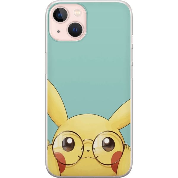 Kompatibelt Mobildeksel til Apple iPhone 13 Pikachu briller Kompatibelt Mobildeksel til Apple iPhone 13 Pikachu briller