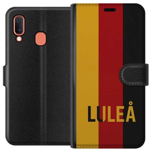 Kompatibelt Plånboksfodral till Samsung Galaxy A20e Luleå – Hockey Kompatibelt Plånboksfodral till Samsung Galaxy A20e Luleå – Hockey