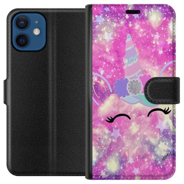 Yhteensopiva Lompakkokotelo Apple iPhone 12 mini Unikorni