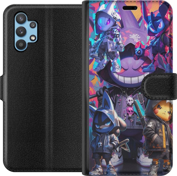 Yhteensopiva Lompakkokotelo Samsung Galaxy A32 5G Pokemon