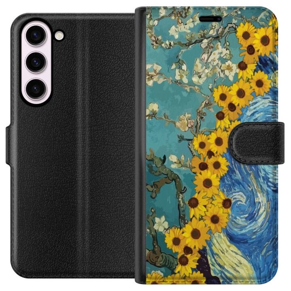Kompatibelt Lommeboketui til Samsung Galaxy S23+ Van Gogh plakat solsikke Stjernenatt kunst blomster maleri kunstnerisk retro kunst impresjonisme des Kompatibelt Lommeboketui til Samsung Galaxy S23+ Van Gogh plakat solsikke Stjernenatt kunst blomster maleri kunstnerisk retro kunst impresjonisme des