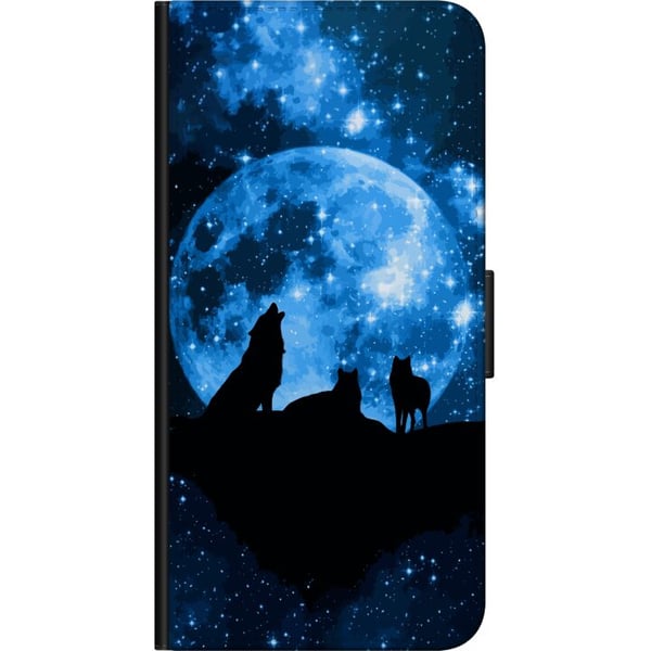 Kompatibelt Plånboksfodral till Samsung Galaxy A20s Vargar