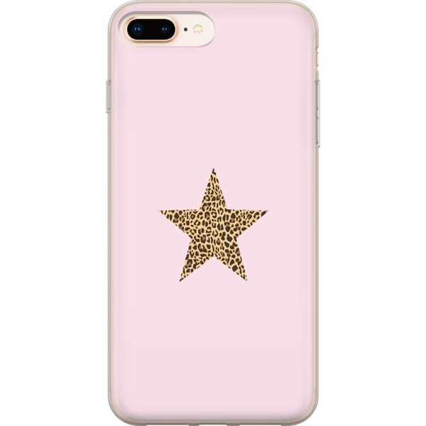 Kompatibel Mobilcover til Apple iPhone 8 Plus Leopard stjerne Kompatibel Mobilcover til Apple iPhone 8 Plus Leopard stjerne