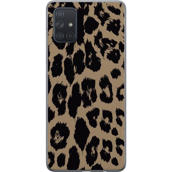 Kompatibelt Mobildeksel til Samsung Galaxy A71 Leopard Kompatibelt Mobildeksel til Samsung Galaxy A71 Leopard