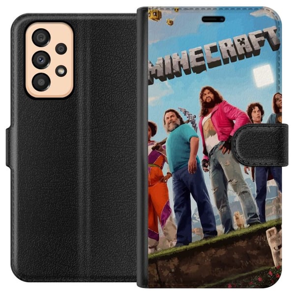 Kompatibelt Plånboksfodral till Samsung Galaxy A33 5G A Minecraft Movie