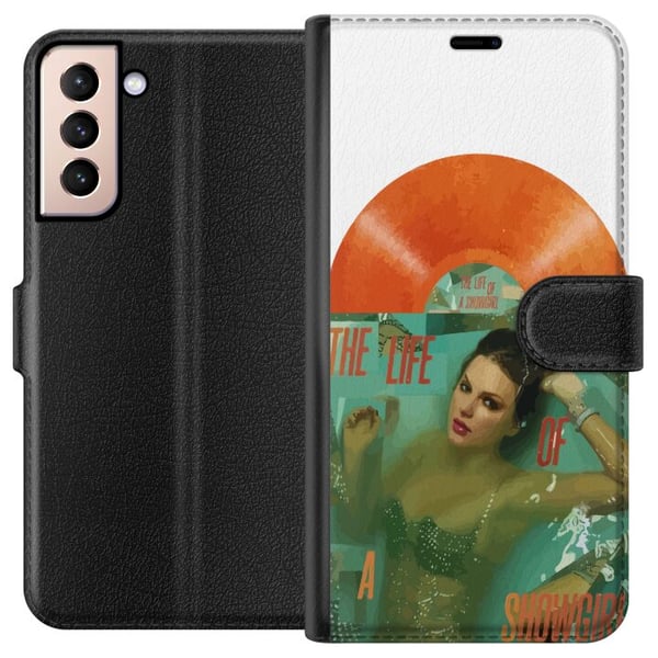 Kompatibelt Lommeboketui til Samsung Galaxy S21 Taylor Swift The Life of a Showgirl – Rosa popdiva i glitter og glam Kompatibelt Lommeboketui til Samsung Galaxy S21 Taylor Swift The Life of a Showgirl – Rosa popdiva i glitter og glam