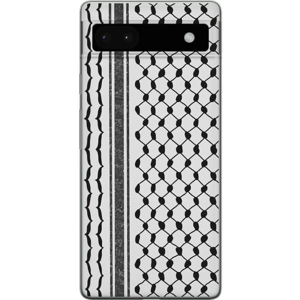 Yhteensopiva Puhelinkuori Google Pixel 6a Palestiinalainen kuvio - perinteiseen tyyliin inspiroima keffiyeh-kangas