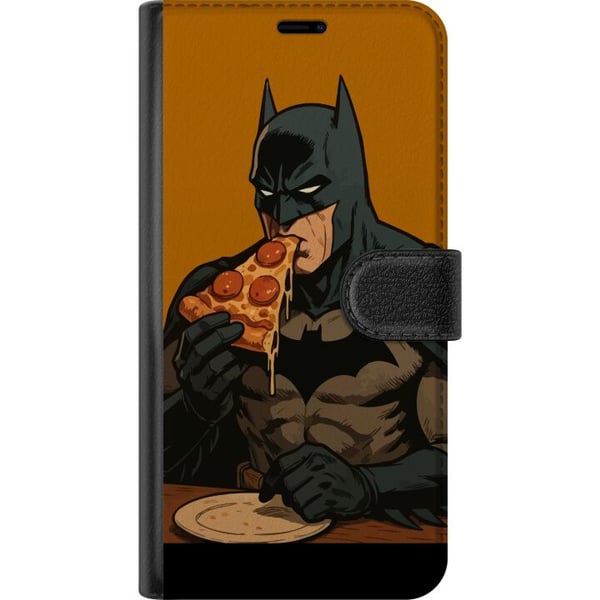Kompatibelt Lommeboketui til Samsung Galaxy S20 FE Batman-plakat spiser pizza DC Comics-helt tegneserie retro humor morsom matillustrasjon morsom kun
