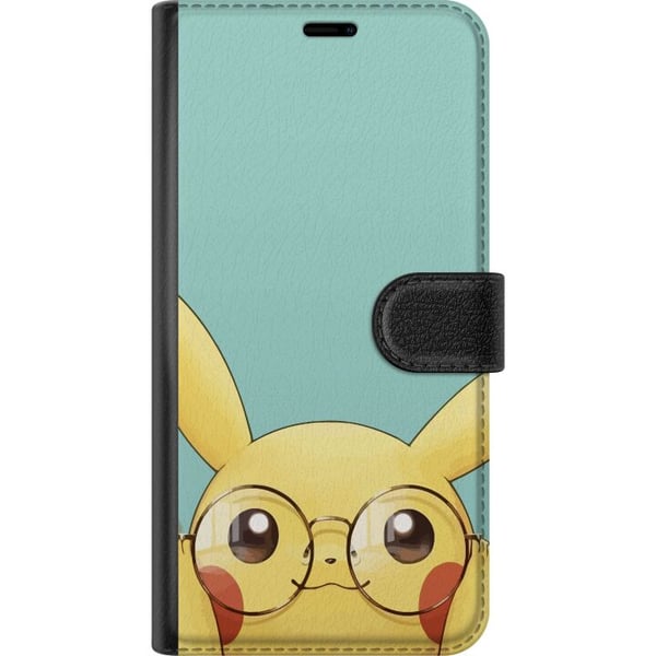Kompatibelt Plånboksfodral till Samsung Galaxy A32 5G Pikachu glasögon