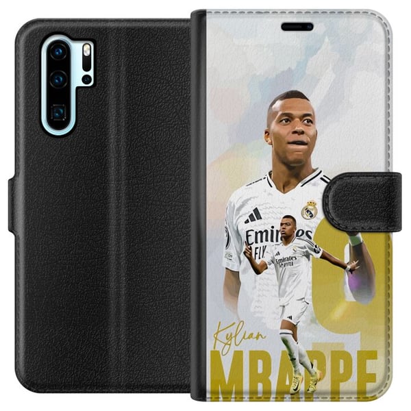 Yhteensopiva Lompakkokotelo Huawei P30 Pro Kylian Mbappé Real Madrid Ranska La Ligan johtava maalintekijä nopea hyökkääjä, jolla on räjähtävyyttä ja