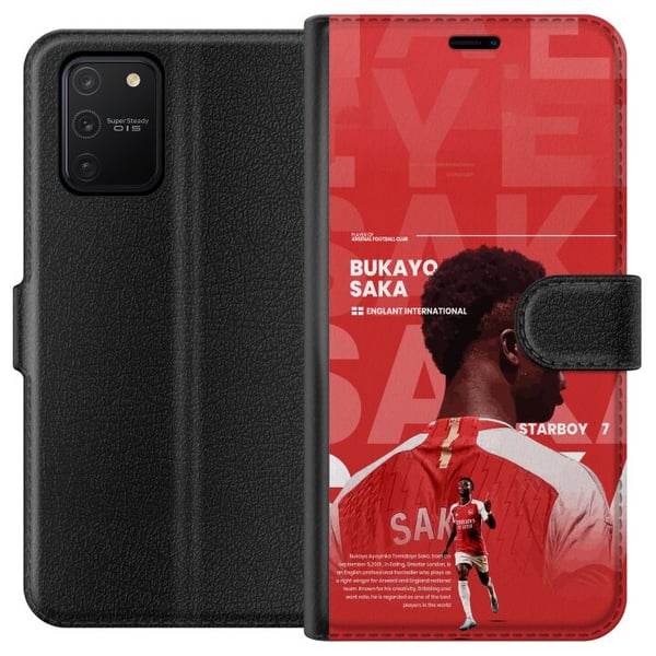 Kompatibelt Lommeboketui til Samsung Galaxy S10 Lite Bukayo Saka Arsenal England 16 målgivende pasninger til tross for skade fotball ving rask kreati Kompatibelt Lommeboketui til Samsung Galaxy S10 Lite Bukayo Saka Arsenal England 16 målgivende pasninger til tross for skade fotball ving rask kreati