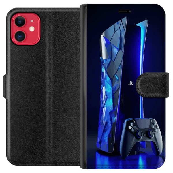 Kompatibel Tegnebogsetui til Apple iPhone 11 PS5 Kompatibel Tegnebogsetui til Apple iPhone 11 PS5