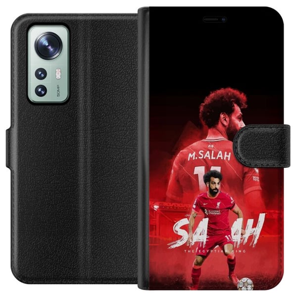 Kompatibel Tegnebogsetui til Xiaomi 12 Mohamed Salah Liverpool Egypten teknisk legende med hurtighed, driblinger og en utrolig klubhistorie i Liverpo