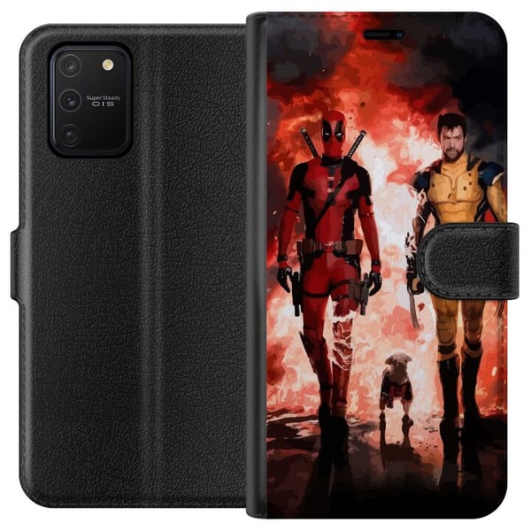 Kompatibelt Lommeboketui til Samsung Galaxy S10 Lite Wolverine Deadpool Kompatibelt Lommeboketui til Samsung Galaxy S10 Lite Wolverine Deadpool