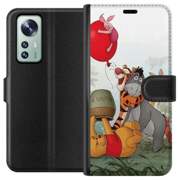 Yhteensopiva Lompakkokotelo Xiaomi 12 Nalle Puh ja Ihaa Yhteensopiva Lompakkokotelo Xiaomi 12 Nalle Puh ja Ihaa