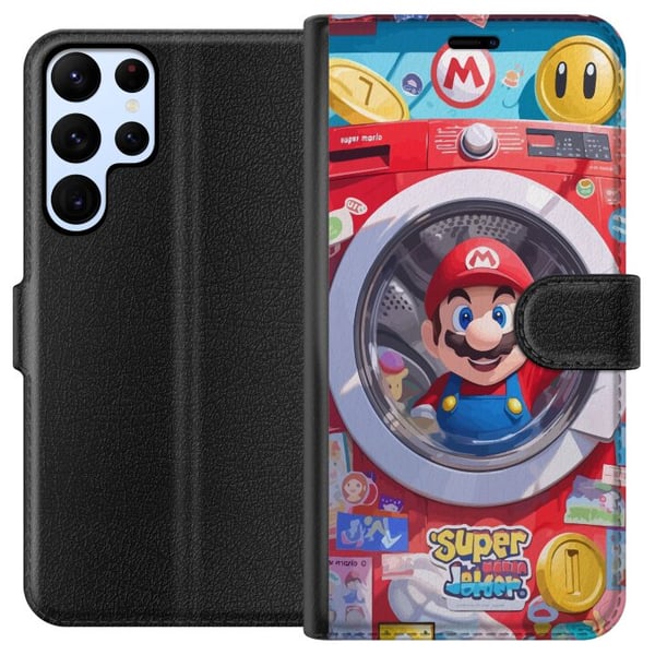 Yhteensopiva Lompakkokotelo Samsung Galaxy S22 Ultra 5G Mario