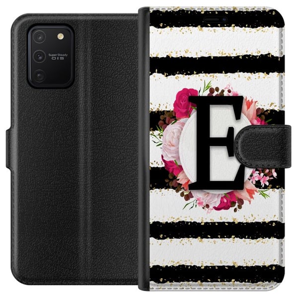 Kompatibelt Lommeboketui til Samsung Galaxy S10 Lite Bokstaven E Kompatibelt Lommeboketui til Samsung Galaxy S10 Lite Bokstaven E