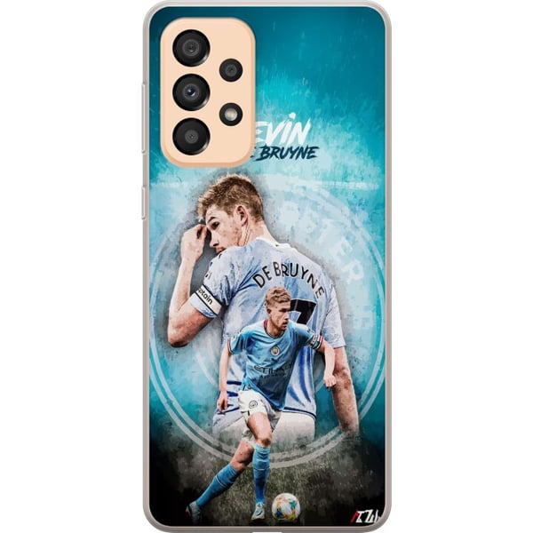 Yhteensopiva Puhelinkuori Samsung Galaxy A33 5G Kevin De Bruyne Napoli Belgia jalkapallo pelin moottori nopea päätöksentekokyky taitava syöttäjä ja l
