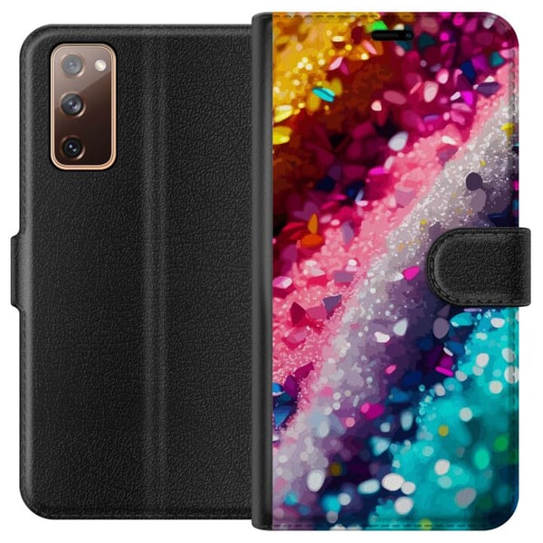 Kompatibelt Lommeboketui til Samsung Galaxy S20 FE Glitter Kompatibelt Lommeboketui til Samsung Galaxy S20 FE Glitter