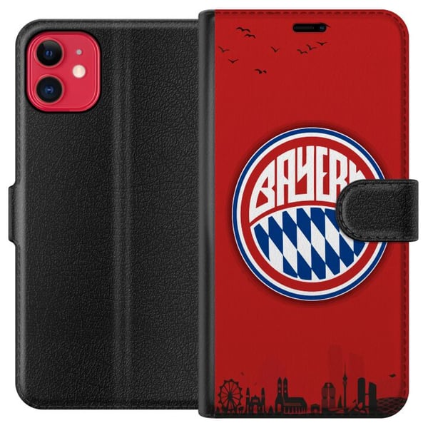 Kompatibelt Plånboksfodral till Apple iPhone 11 FC Bayern Munich Kompatibelt Plånboksfodral till Apple iPhone 11 FC Bayern Munich