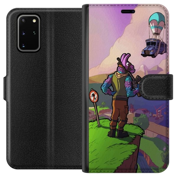 Kompatibelt Plånboksfodral till Samsung Galaxy S20+ Fortnite Kompatibelt Plånboksfodral till Samsung Galaxy S20+ Fortnite