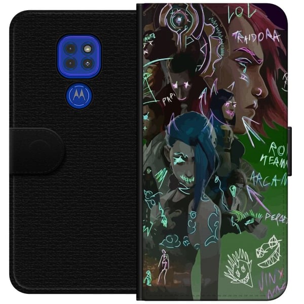 Kompatibel Tegnebogsetui til Motorola Moto G9 Play League of Legends