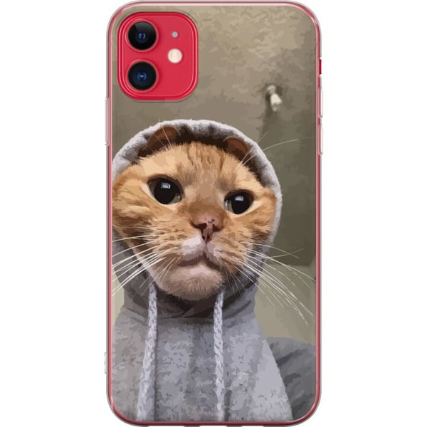 Kompatibelt Mobilskal till Apple iPhone 11 Katt Tröja