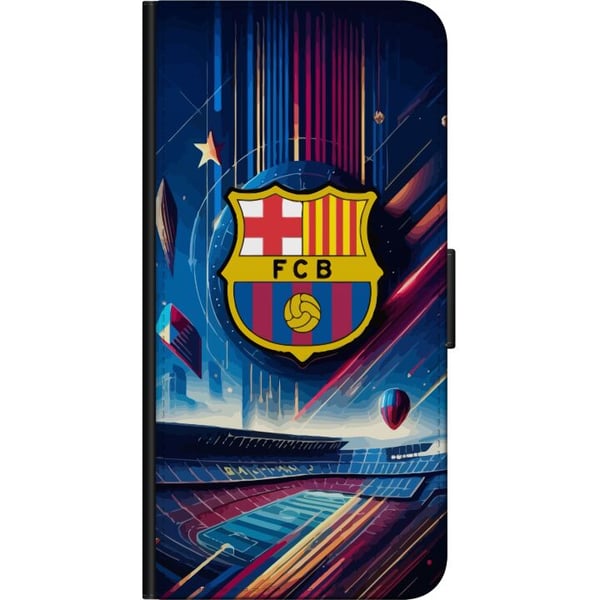 Kompatibel Tegnebogsetui til Motorola Moto G9 Play FC Barcelona