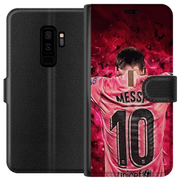 Kompatibelt Plånboksfodral till Samsung Galaxy S9+ Messi Kompatibelt Plånboksfodral till Samsung Galaxy S9+ Messi
