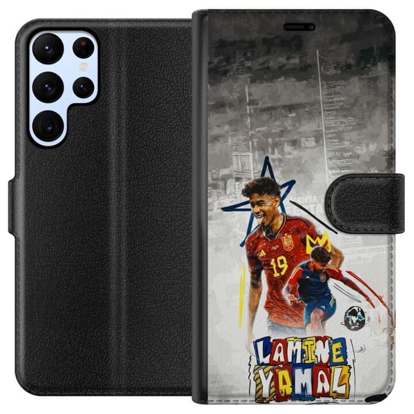 Yhteensopiva Lompakkokotelo Samsung Galaxy S22 Ultra 5G Lamine Yamal Yhteensopiva Lompakkokotelo Samsung Galaxy S22 Ultra 5G Lamine Yamal