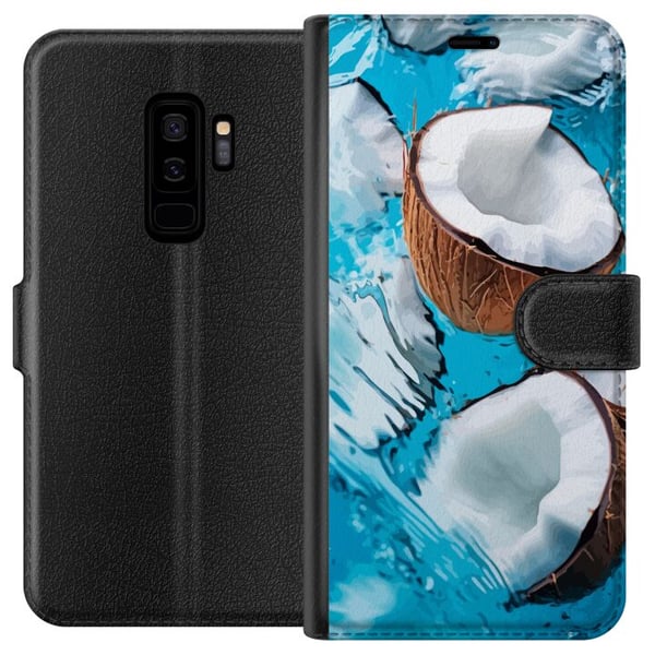 Kompatibelt Plånboksfodral till Samsung Galaxy S9+ Coconut Pool Summer Beach Paradise