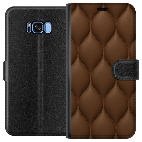 Kompatibelt Plånboksfodral till Samsung Galaxy S8 Cocoa Scales Kompatibelt Plånboksfodral till Samsung Galaxy S8 Cocoa Scales