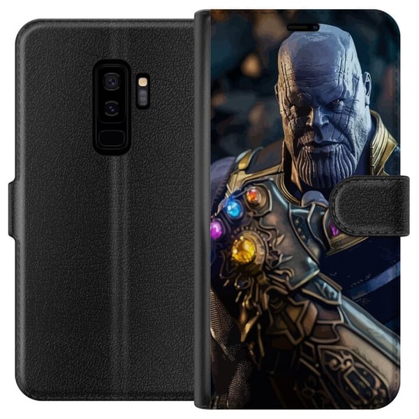 Kompatibelt Plånboksfodral till Samsung Galaxy S9+ Thanos Marvel Kompatibelt Plånboksfodral till Samsung Galaxy S9+ Thanos Marvel