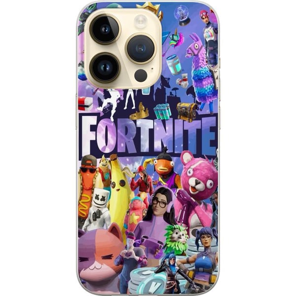 Kompatibelt Mobilskal till Apple iPhone 14 Pro Fortnite Grupp