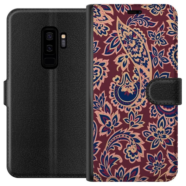 Yhteensopiva Lompakkokotelo Samsung Galaxy S9+ Paisley itämainen kuvio boho intialainen kuvio vintage koristeet kukat retro tekstiili tapetti koriste Yhteensopiva Lompakkokotelo Samsung Galaxy S9+ Paisley itämainen kuvio boho intialainen kuvio vintage koristeet kukat retro tekstiili tapetti koriste