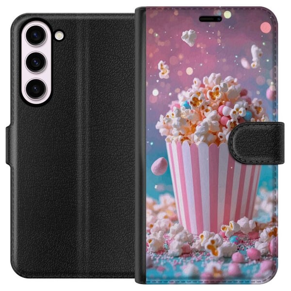 Yhteensopiva Lompakkokotelo Samsung Galaxy S23+ Retro popcorn design välipalat luomu keräilyesine