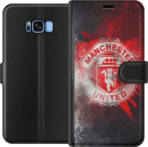 Yhteensopiva Lompakkokotelo Samsung Galaxy S8 Manchester United FC
